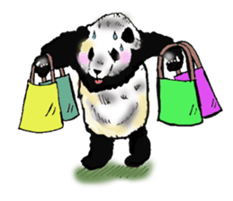 Heart of the panda sticker #9070153
