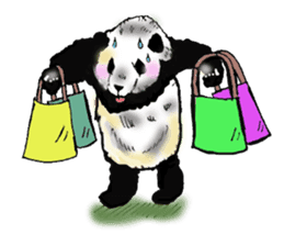 Heart of the panda sticker #9070153