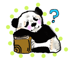 Heart of the panda sticker #9070155