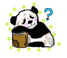 Heart of the panda sticker #9070155