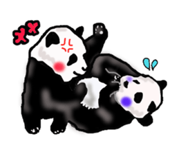 Heart of the panda sticker #9070156
