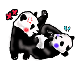 Heart of the panda sticker #9070156