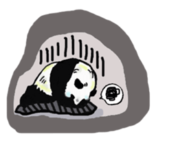 Heart of the panda sticker #9070157