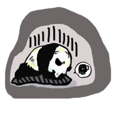 Heart of the panda sticker #9070157