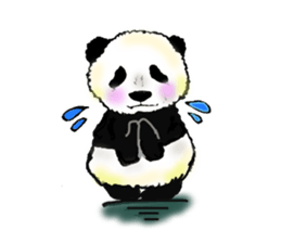 Heart of the panda sticker #9070158