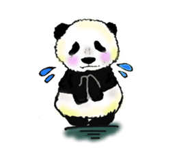 Heart of the panda sticker #9070158