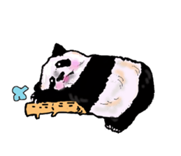 Heart of the panda sticker #9070161