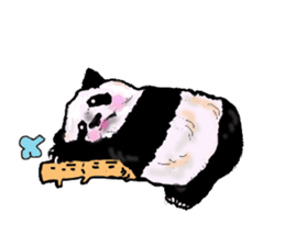 Heart of the panda sticker #9070161