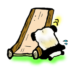 Heart of the panda sticker #9070164