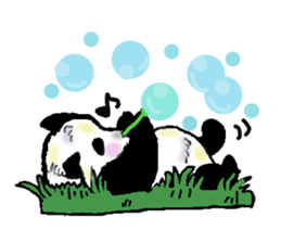 Heart of the panda sticker #9070167