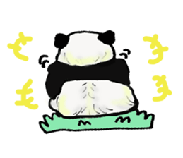 Heart of the panda sticker #9070170