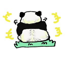 Heart of the panda sticker #9070170
