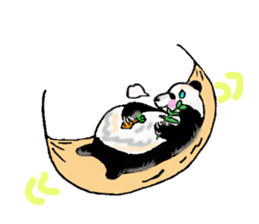 Heart of the panda sticker #9070172