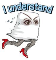 Sexy Medjed English version sticker #9070778