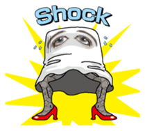 Sexy Medjed English version sticker #9070780