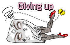 Sexy Medjed English version sticker #9070792