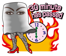 Sexy Medjed English version sticker #9070804