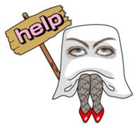 Sexy Medjed English version sticker #9070806