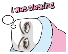 Sexy Medjed English version sticker #9070810