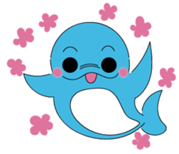 Dolphin Koo-chan<everyday conversation> sticker #9071172
