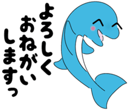 Dolphin Koo-chan<everyday conversation> sticker #9071174