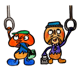 Life of Professor KINOKODA & Students sticker #9071426