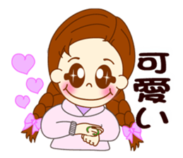 Girl's sign language  ver.2 sticker #9071929