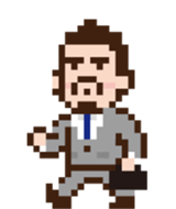 A day of beard bear (Pixel Art) sticker #9072101