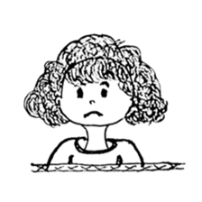 The retro girl stickers sticker #9072261