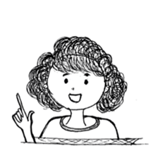 The retro girl stickers sticker #9072262