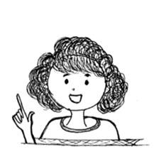 The retro girl stickers sticker #9072262