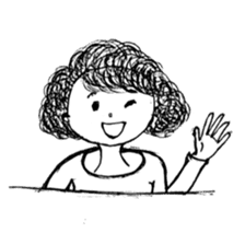 The retro girl stickers sticker #9072263