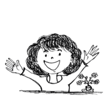 The retro girl stickers sticker #9072264