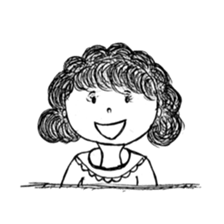 The retro girl stickers sticker #9072265