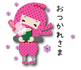Sticker of cute ninja sticker #9072659
