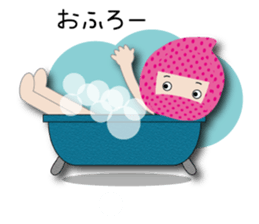 Sticker of cute ninja sticker #9072688