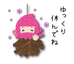 Sticker of cute ninja sticker #9072691