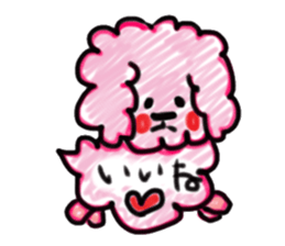 Colored pencil of the balloon animal sticker #9073222