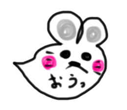 Colored pencil of the balloon animal sticker #9073225