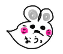 Colored pencil of the balloon animal sticker #9073225