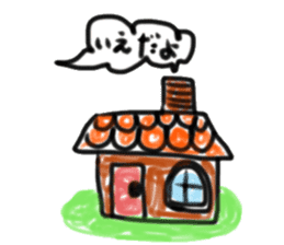 Colored pencil of the balloon animal sticker #9073234