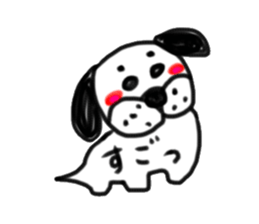 Colored pencil of the balloon animal sticker #9073244