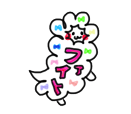 Colored pencil of the balloon animal sticker #9073247