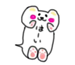 Colored pencil of the balloon animal sticker #9073252