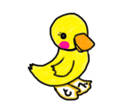 Colored pencil of the balloon animal sticker #9073253