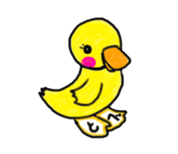 Colored pencil of the balloon animal sticker #9073253