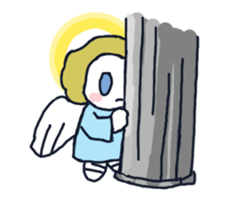 Lovely angel loves you sticker #9073536