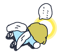 Lovely angel loves you sticker #9073541