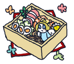 Lovely angel loves you sticker #9073545