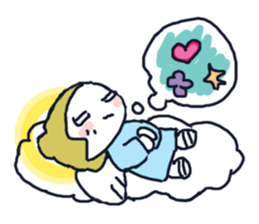 Lovely angel loves you sticker #9073559